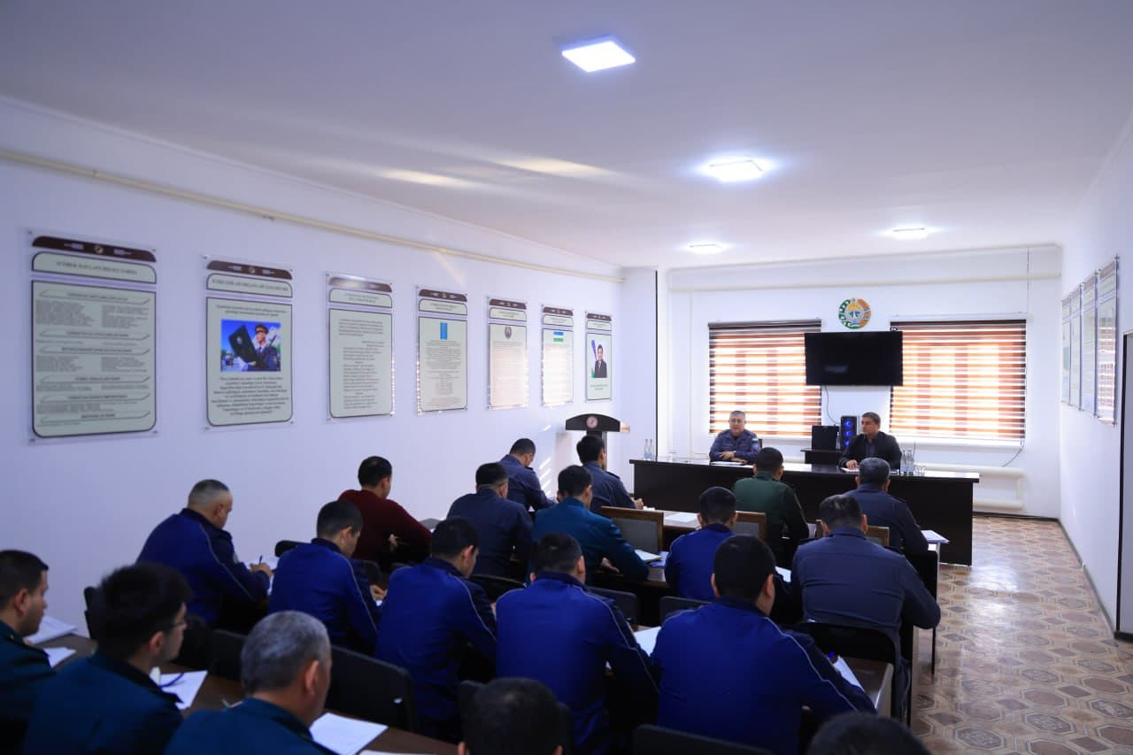 Buxoro viloyati Qorovulbozor tumanida jamoat xavfsizligi va aholi bilan ishlash samaradorligini oshirishga qaratilgan ochiq muloqotlar oʻtkazildi