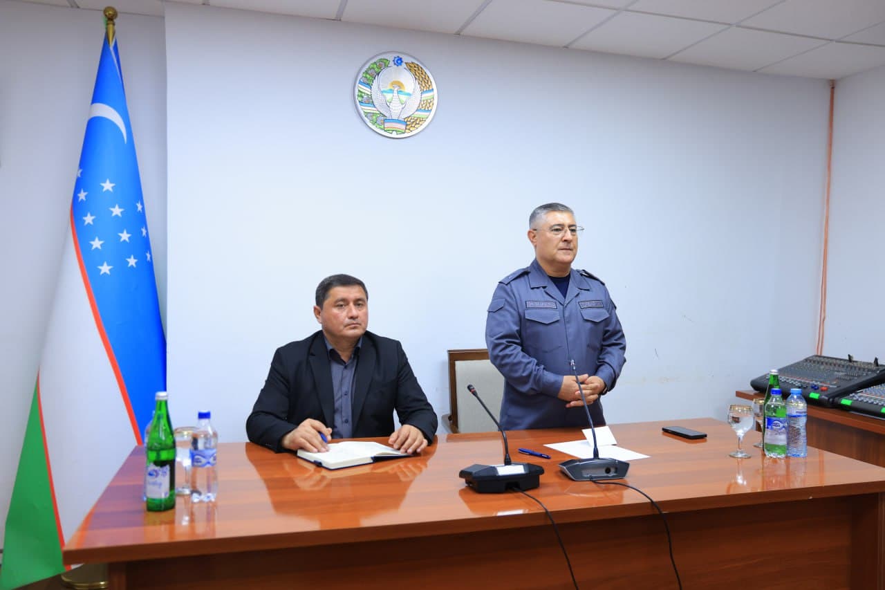 Buxoro viloyati Qorovulbozor tumanida jamoat xavfsizligi va aholi bilan ishlash samaradorligini oshirishga qaratilgan ochiq muloqotlar oʻtkazildi