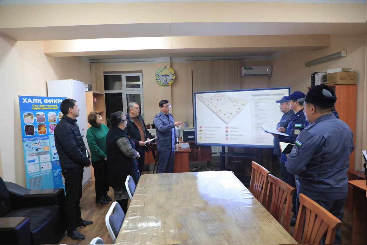 В Мирабадском районе города Ташкента проводятся практические мероприятия по усилению цифровой безопасности и предупреждению преступности