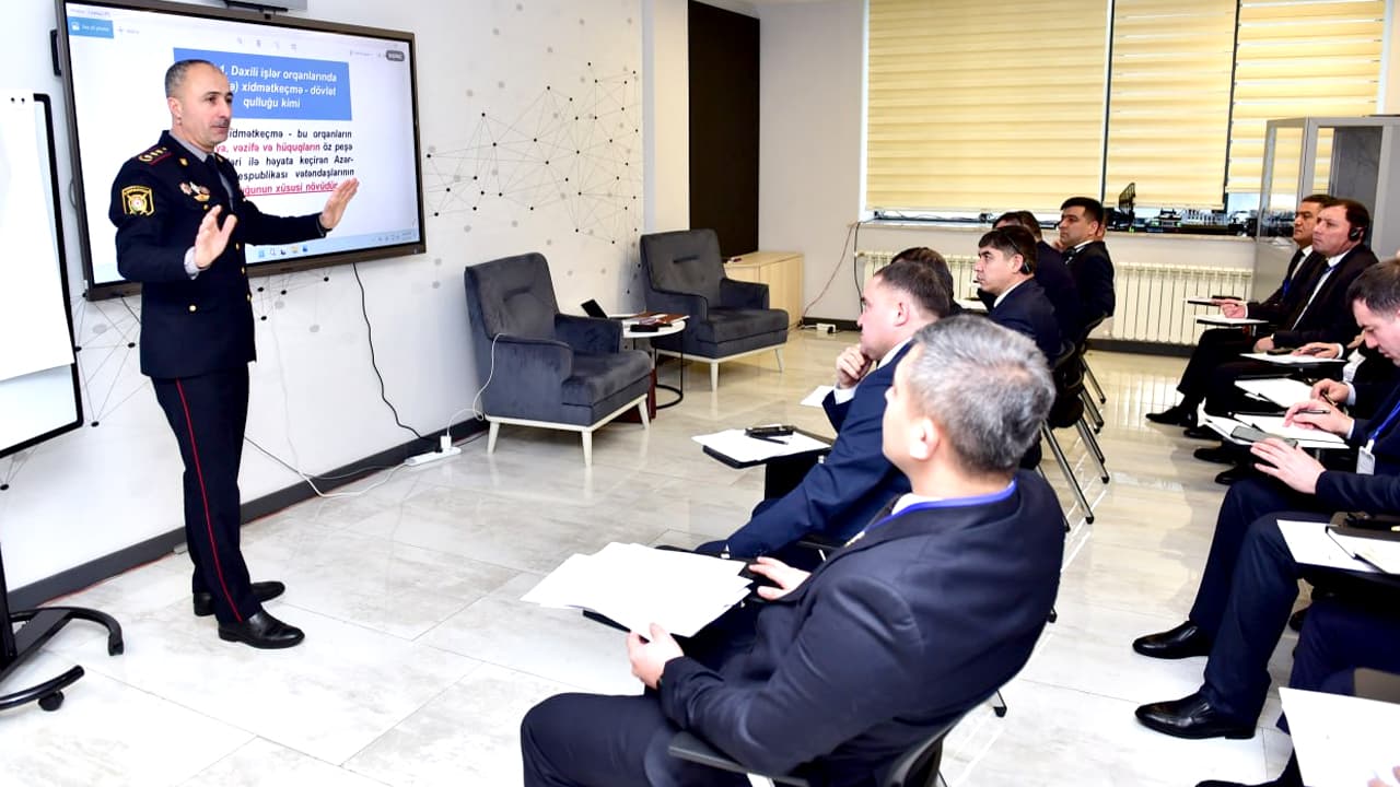 IIV Akademiyasi magistratura tinglovchilari Ozarbayjonda xorijiy tajribani oʻrgandilar
