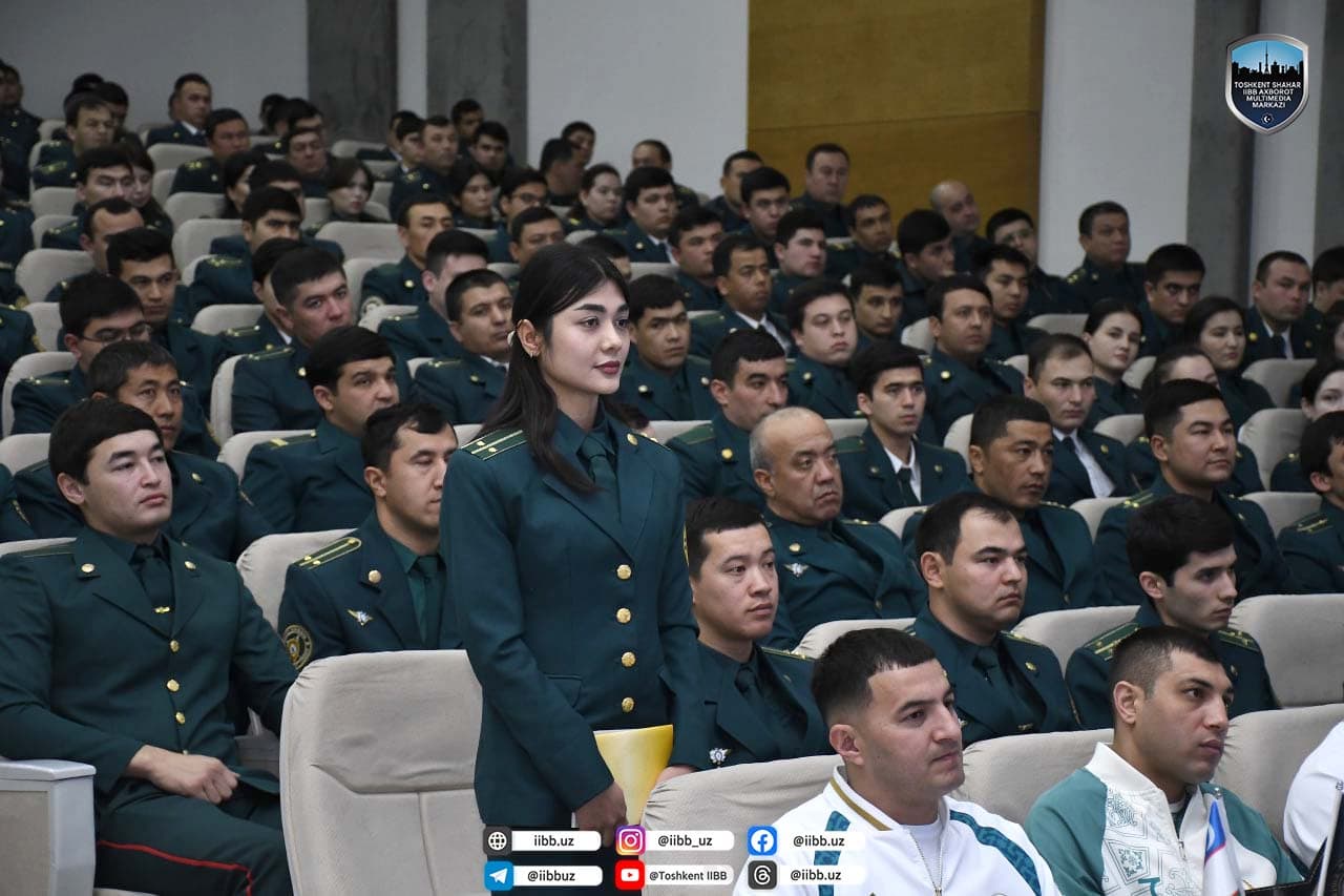 Toshkent shahar IIBBda “Rahbar va yoshlar uchrashuvi” tadbiri oʻtkazildi