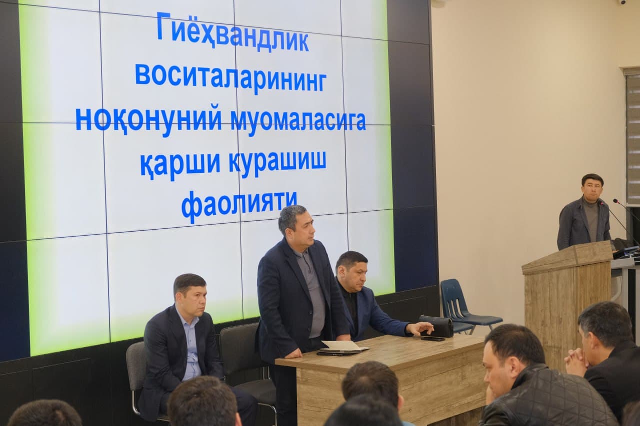 «Ёшлар орасида гиёҳвандлик воситалари ва психотроп моддалар тарқалишининг олдини олиш» тадбири доирасида тарғибот ишлари амалга оширилмоқда