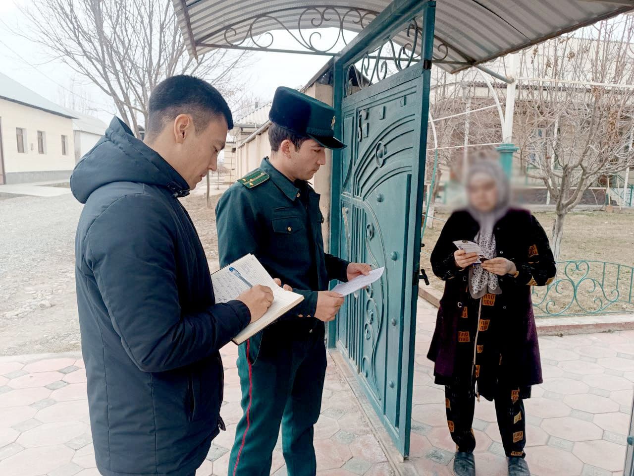 Сирдарё вилояти маҳаллаларида жамоат хавфсизлигини таъминлаш ва аҳоли билан яқин мулоқотни кучайтиришга қаратилган ишлар изчил давом этмоқда