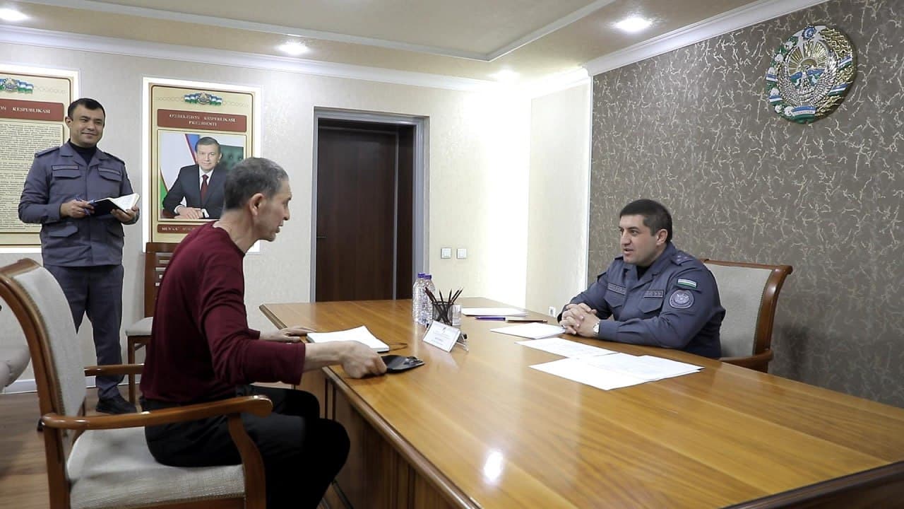 ИИВ Йўл ҳаракати хавфсизлиги хизматида навбатдаги шахсий қабул ўтказилди