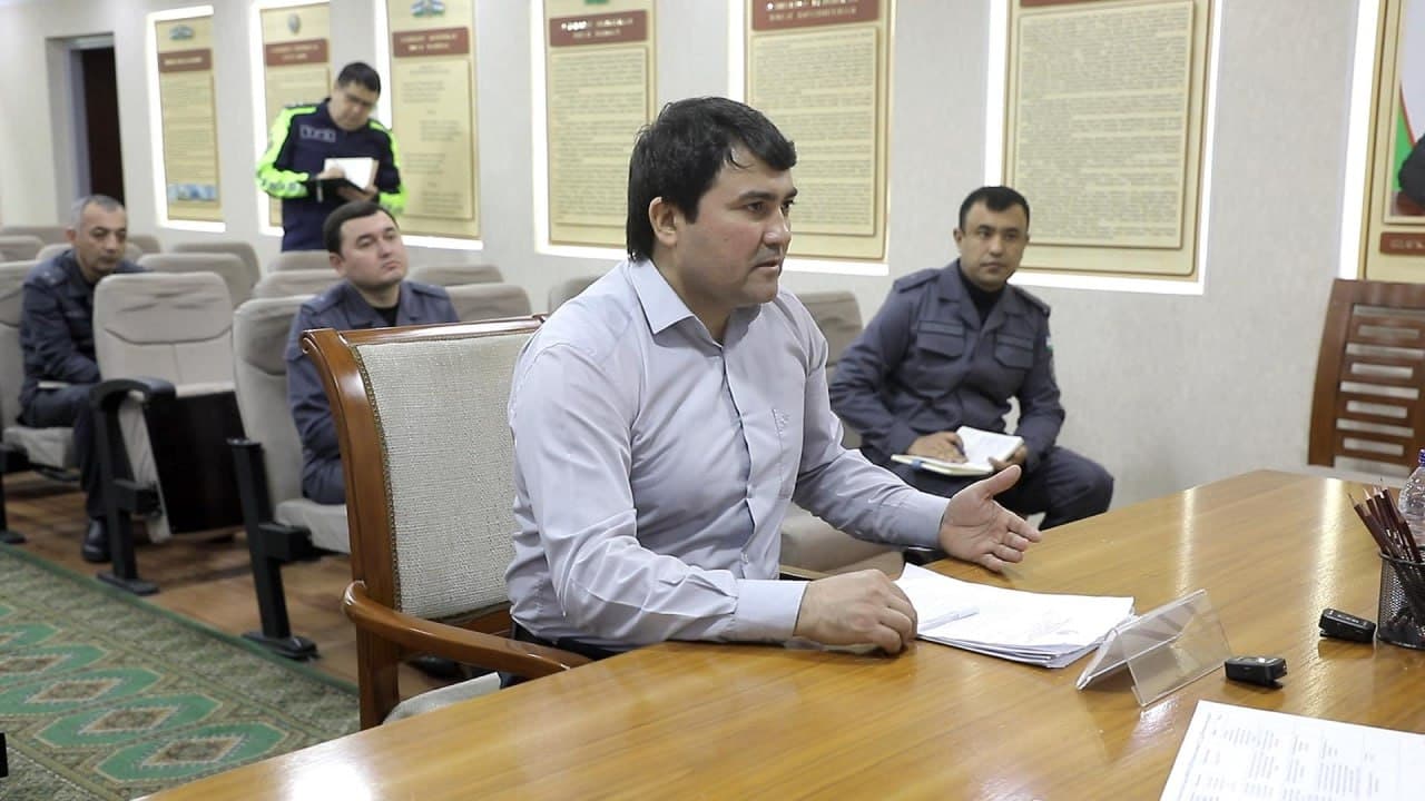 ИИВ Йўл ҳаракати хавфсизлиги хизматида навбатдаги шахсий қабул ўтказилди