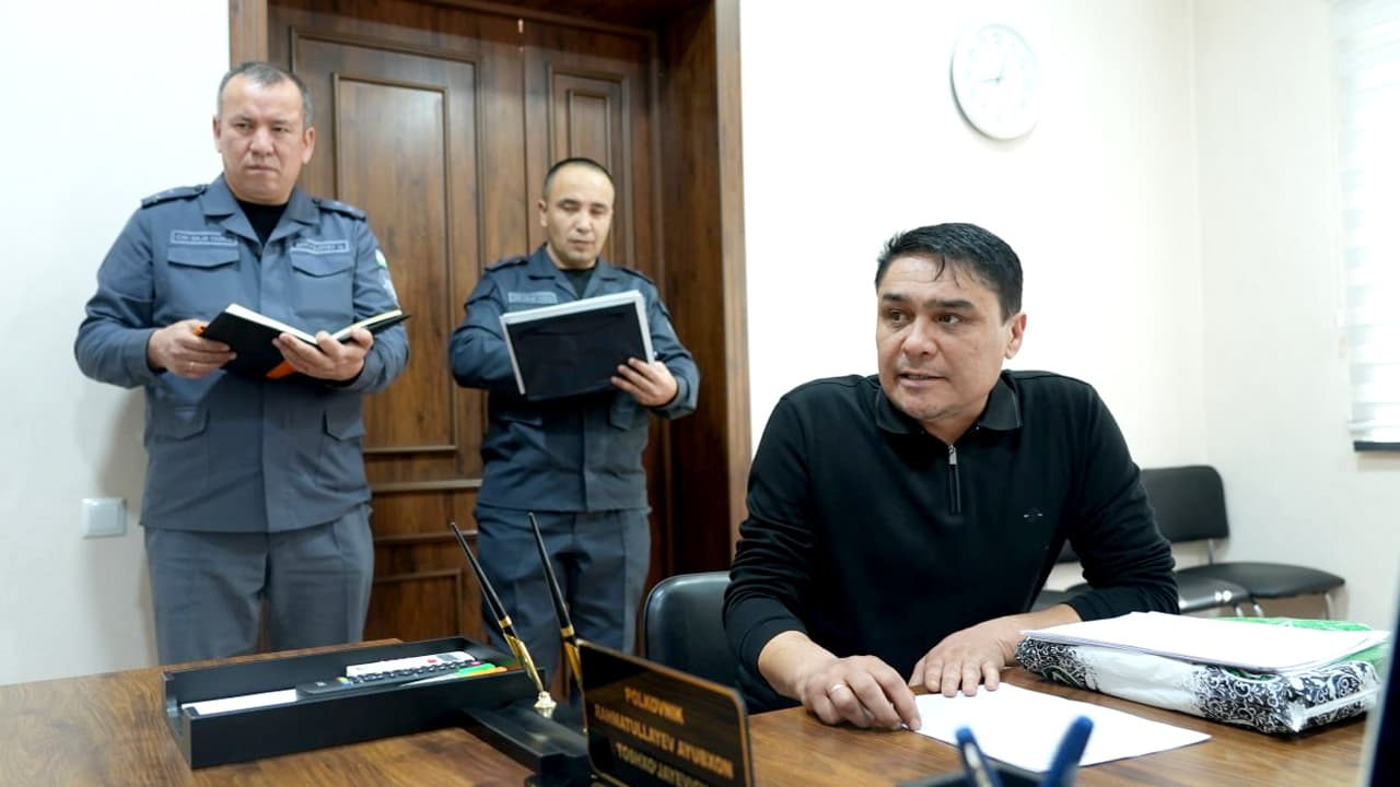 Fargʻona viloyati IIB rahbariyatining jismoniy hamda yuridik shaxslar uchun navbatdagi shaxsiy qabul oʻtkazildi