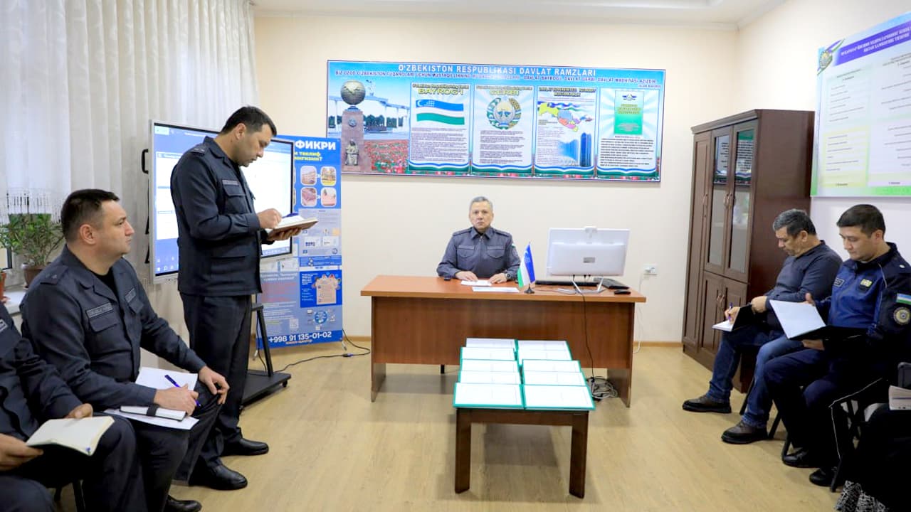 IIV Akademiyasi rahbariyati “Poytaxt namunasi” asosida Chilonzor tumani mahallalarida amalga oshirilayotgan ishlar bilan tanishdi