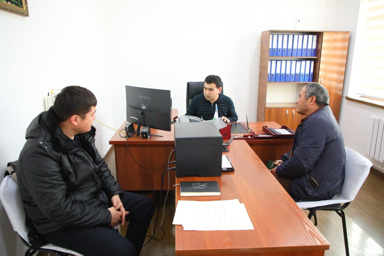 Samarqand viloyati IIB rahbariyati tomonidan Narpay tumanida sayyor qabul oʻtkazildi