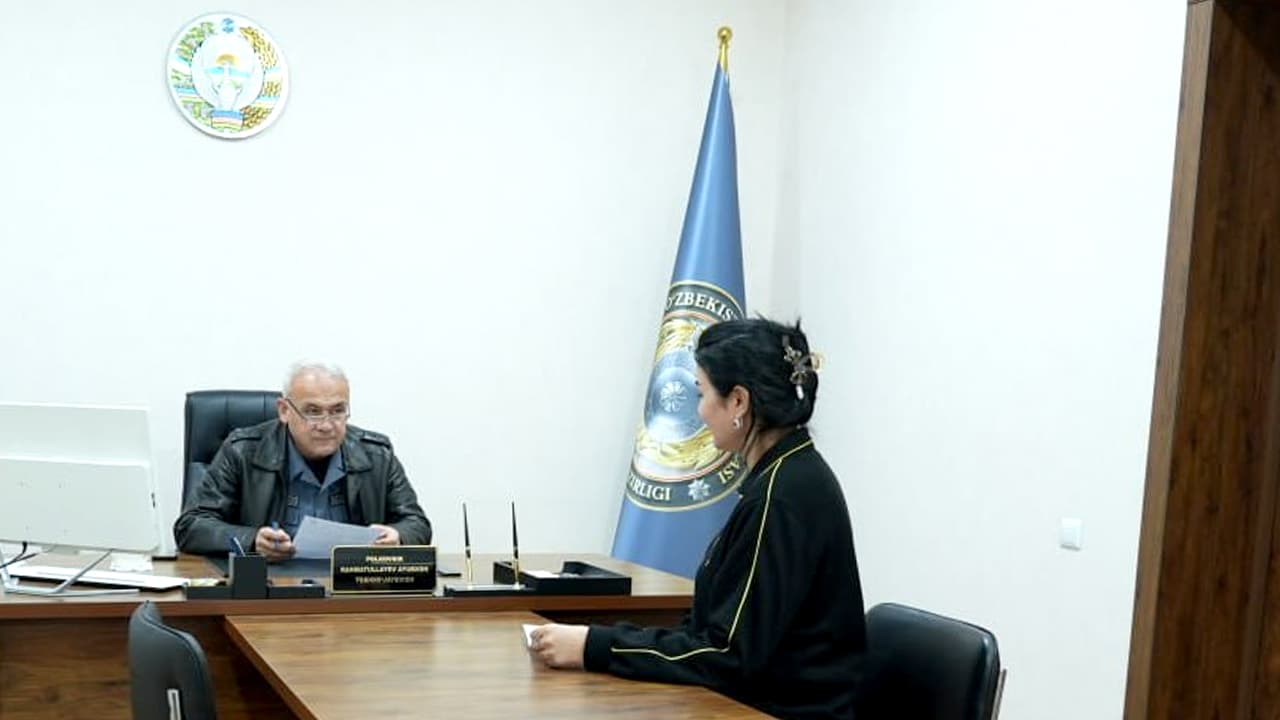 Fargʻona viloyati IIB rahbariyatining jismoniy hamda yuridik shaxslar uchun navbatdagi shaxsiy qabul oʻtkazildi
