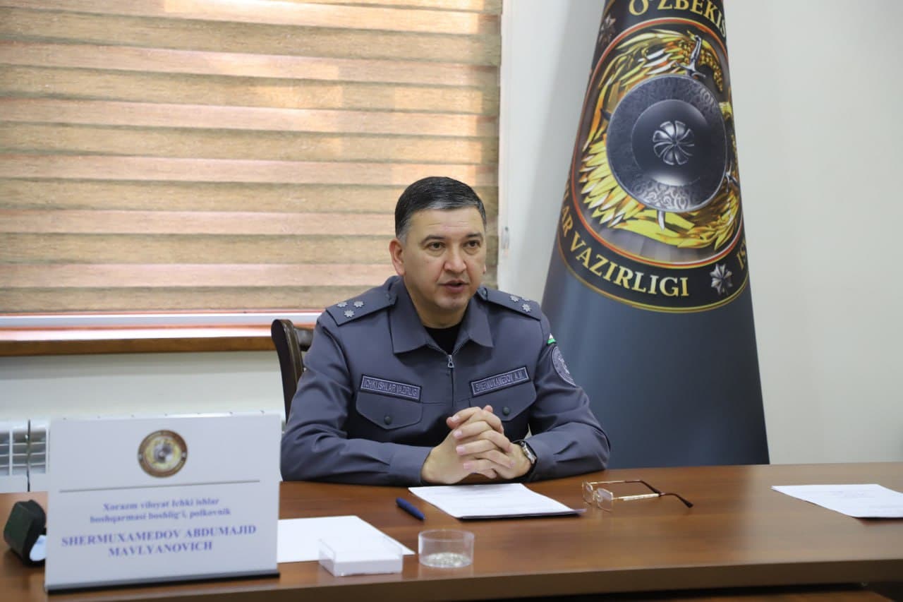 Xorazm viloyati IIBda navbatdagi shaxsiy qabul oʻtkazildi