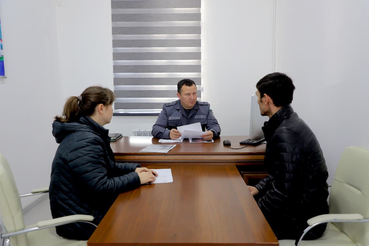 В УВД Сырдарьинской области состоялся очередной личный прием