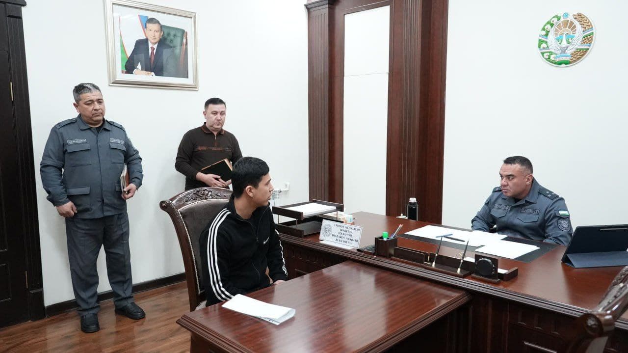 Проведен очередной личный прием руководства УВД Андижанской области