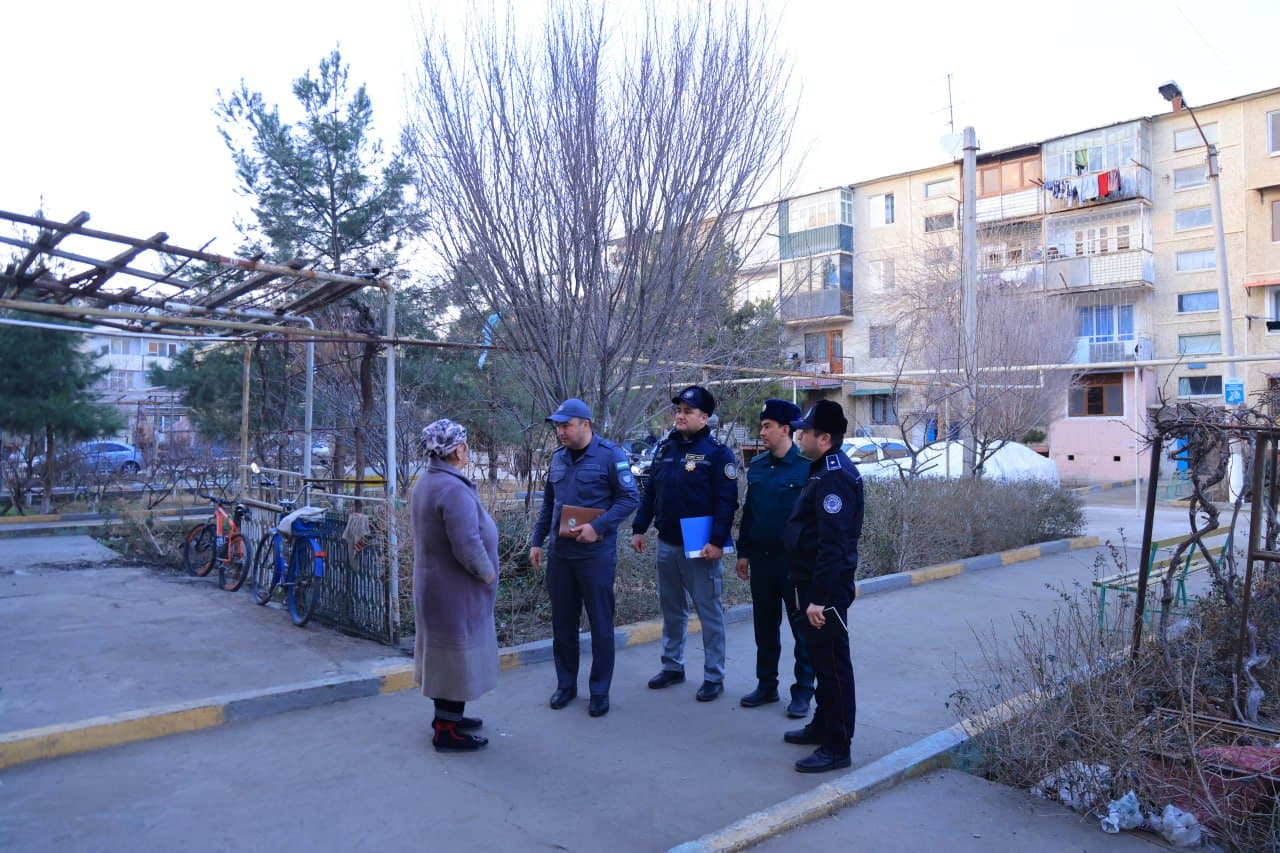 Бухоро шаҳридаги “Шайх-ул Олам“ маҳалласида хавфсизликнинг янги босқичи: “хонадонбай“ ишлаш тизими амалда
