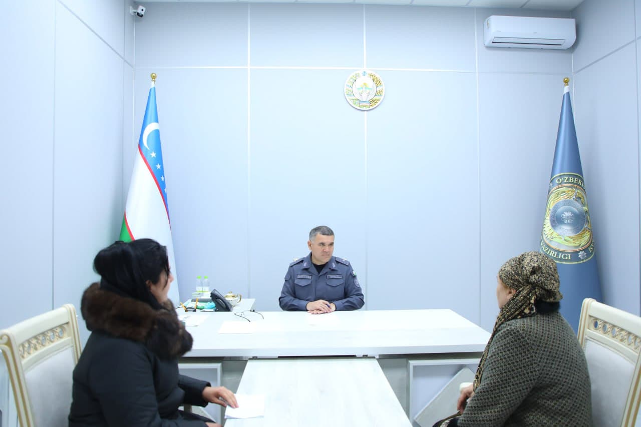 В Управлении внутренних дел Самаркандской области состоялся очередной прием граждан