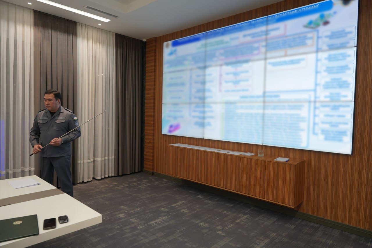 ИИВ Транспорт ва туризм объектларида хавфсизликни таъминлаш департаментида соҳани рақамлаштириш ва жиноятчиликнинг барвақт олдини олиш чоралари кўриб чиқилди