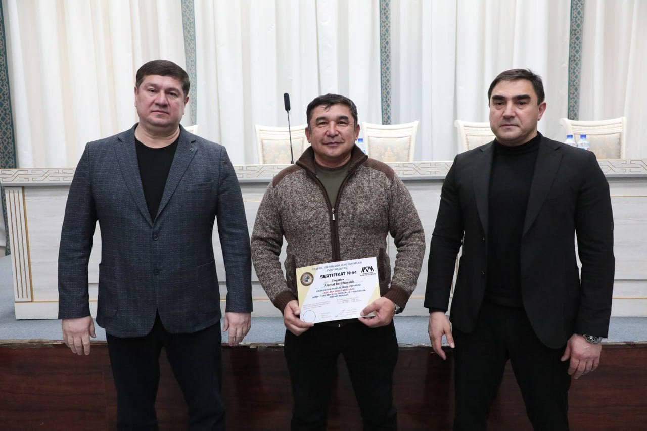 Қорақалпоғистон Республикаси Нукус шаҳрида аралаш жанг санъати ривожига бағишланган учрашув ўтказилди