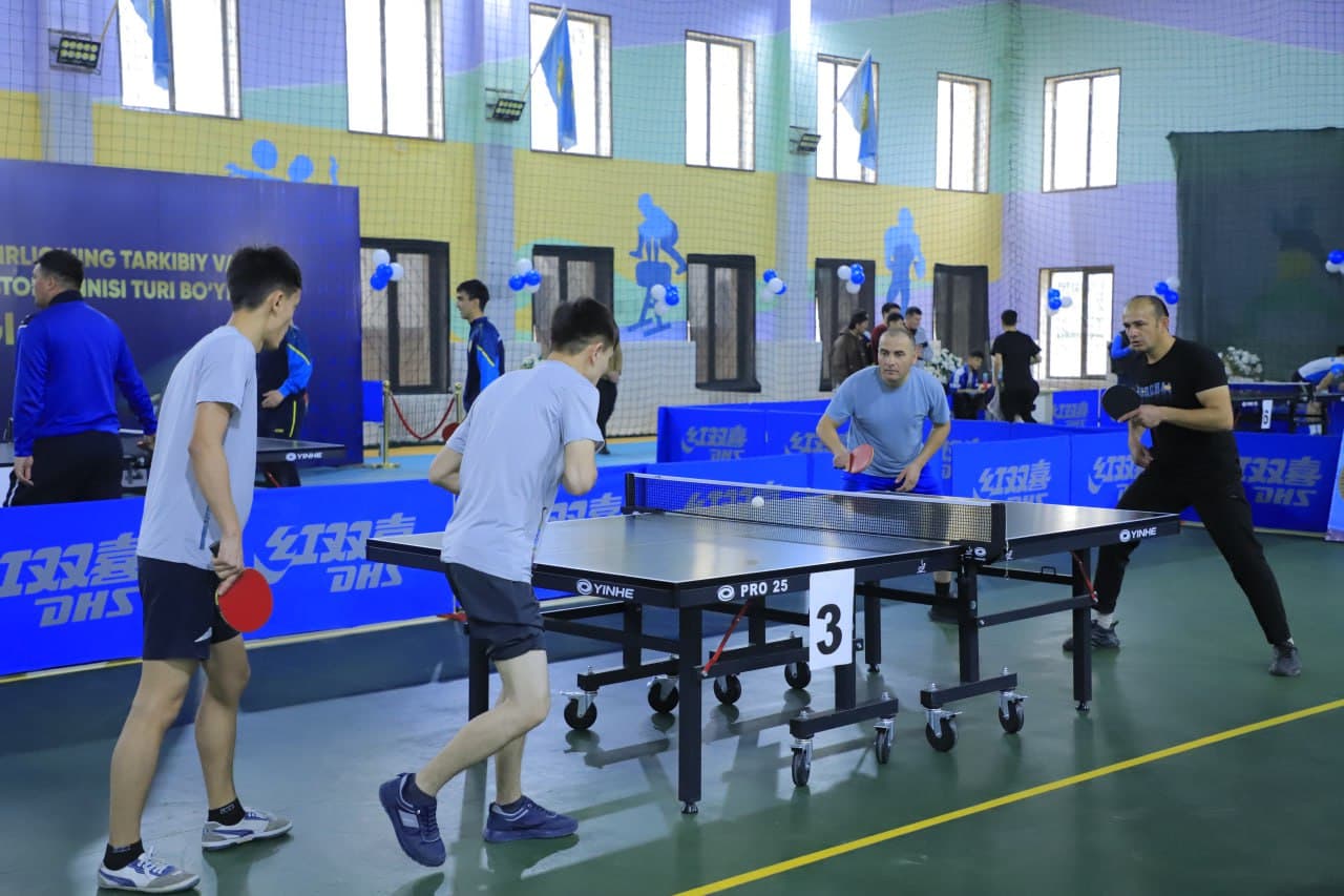 Surxondaryoda oʻtkazilgan stol tennisi boʻyicha “Ichki ishlar vaziri kubogi” musobaqasi gʻoliblari aniqlanib, munosib taqdirlandi