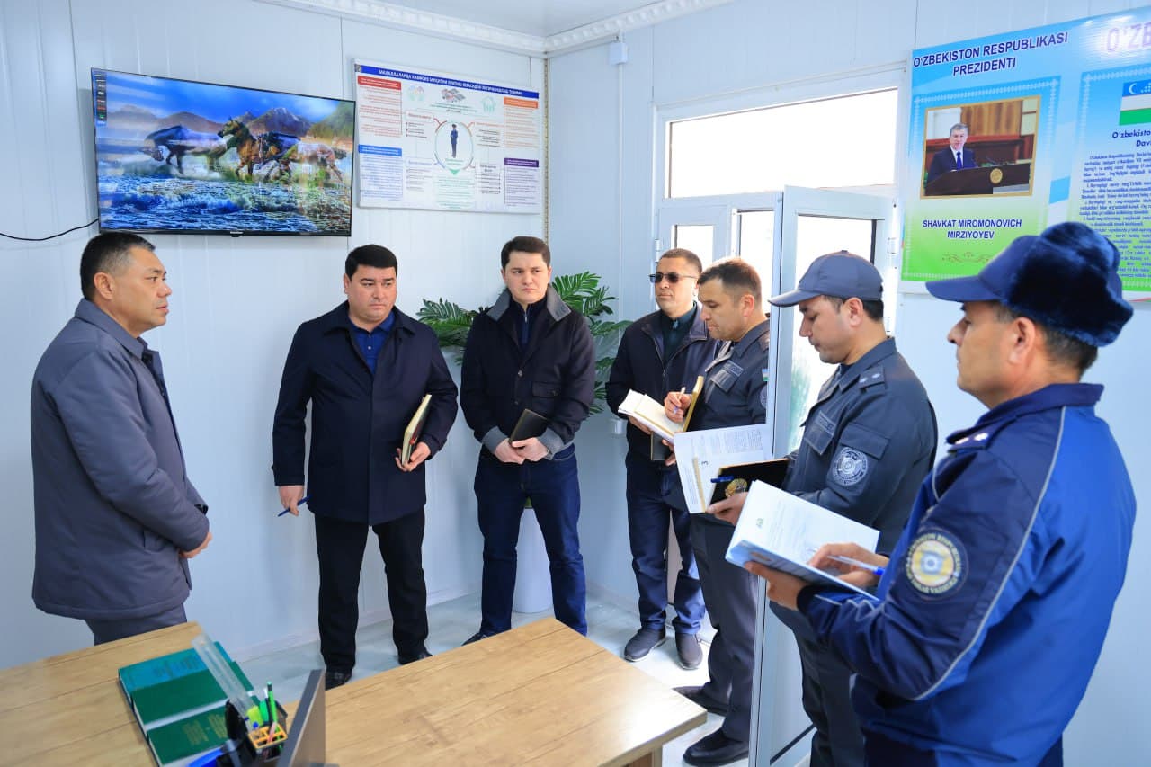 The head of the DIA of Namangan region conducted working visit to Turakurgan district