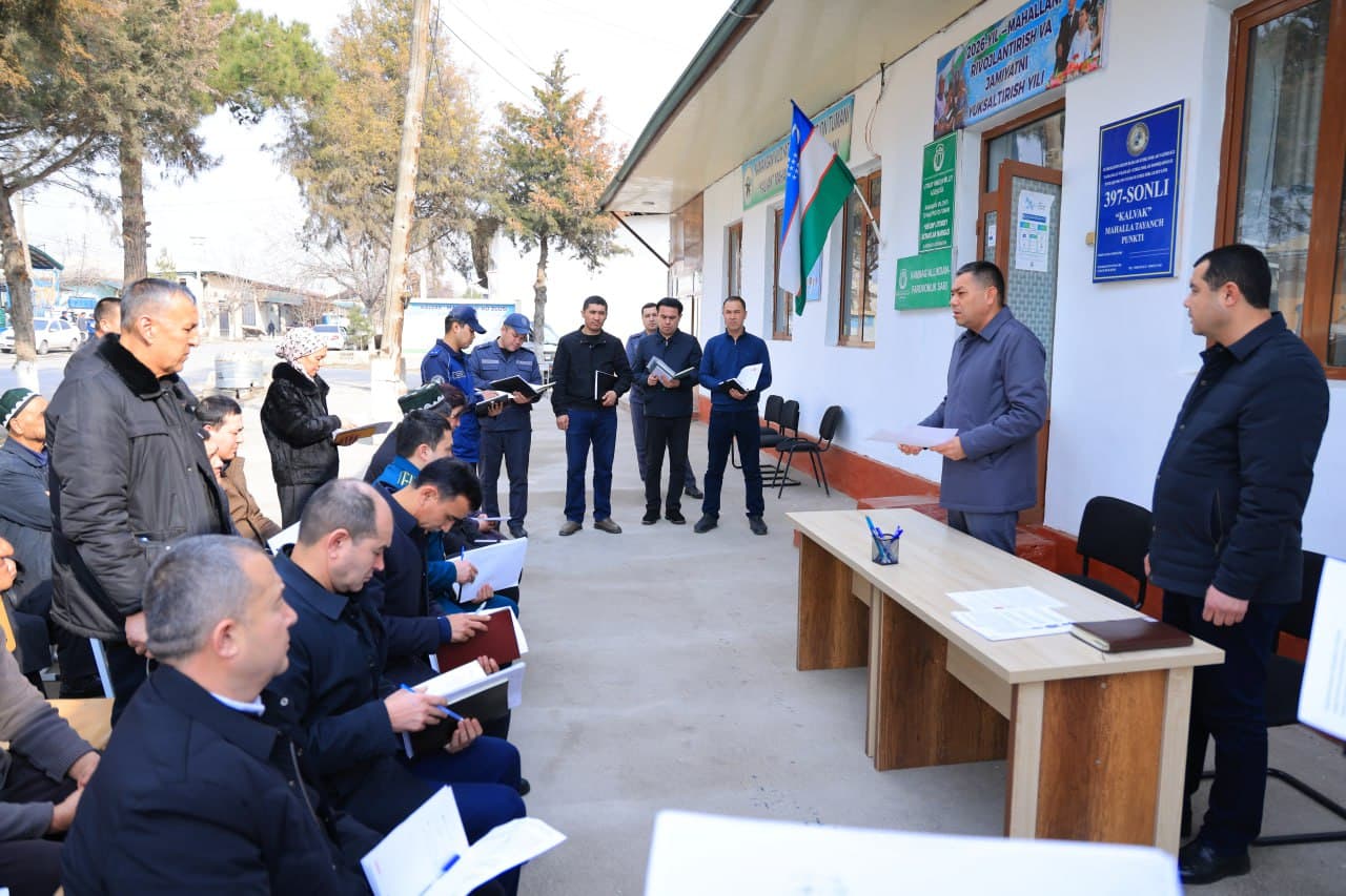 The head of the DIA of Namangan region conducted working visit to Turakurgan district