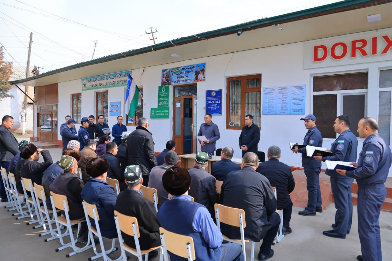The head of the DIA of Namangan region conducted working visit to Turakurgan district
