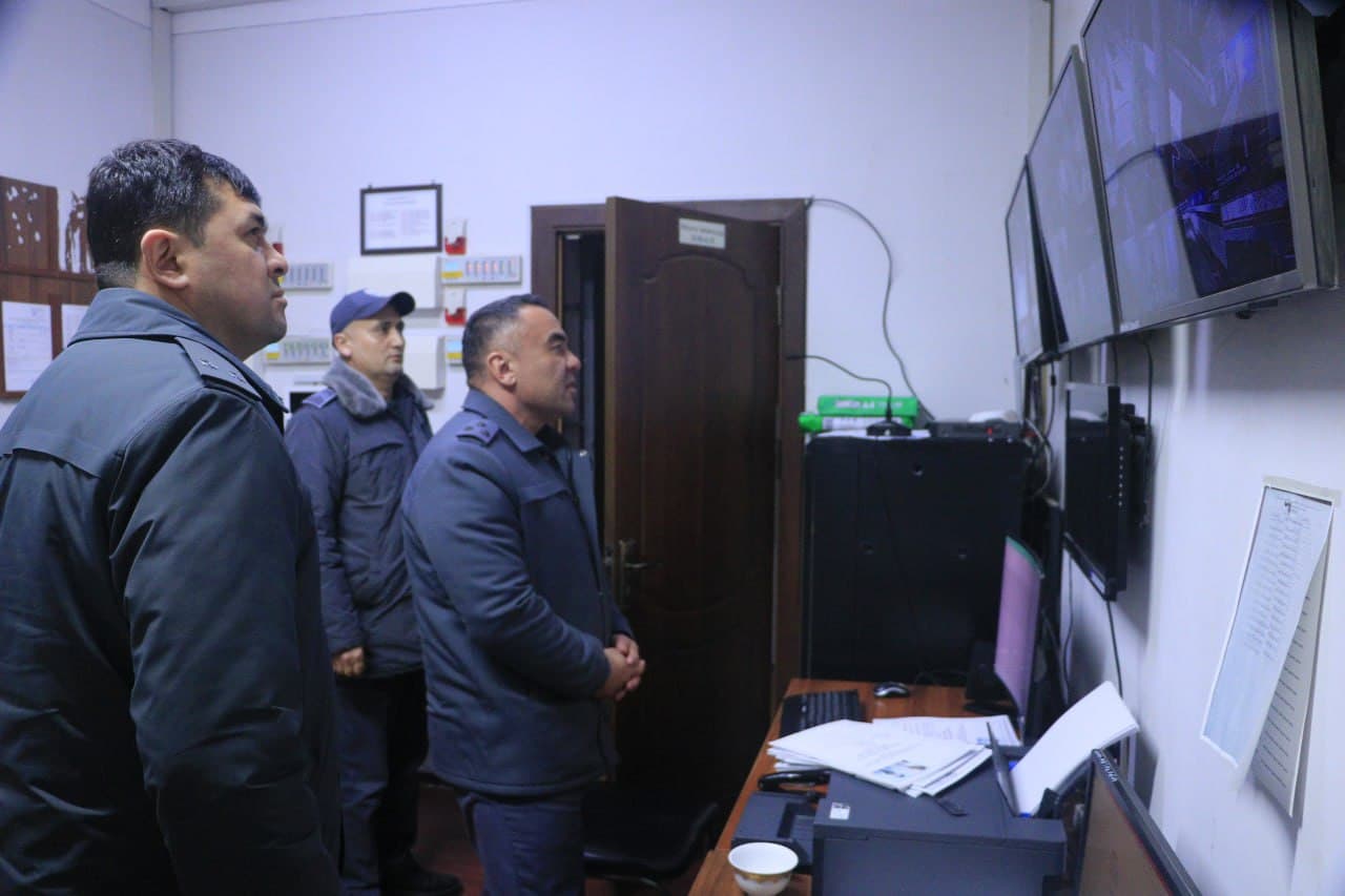 The head of the DIA of Andijan region reviewed nighttime safety measures in Andijan city