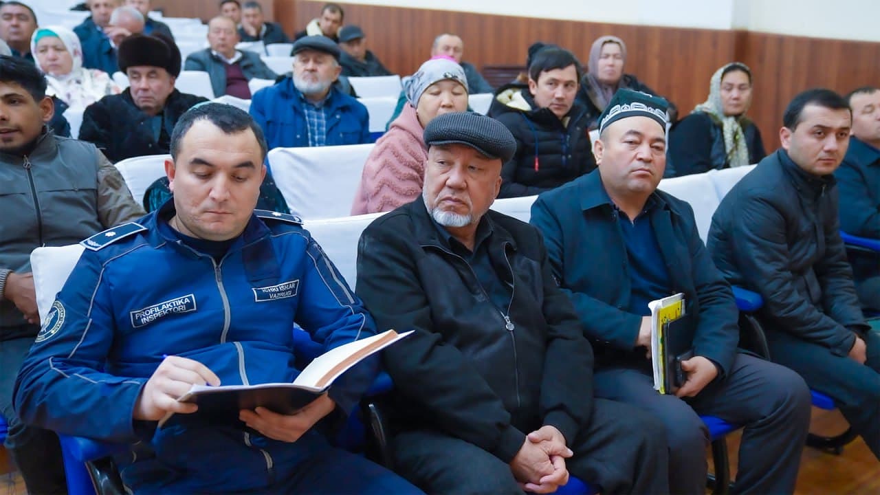 Issues concerning crime prevention and public safety were discussed in Chirokchi district