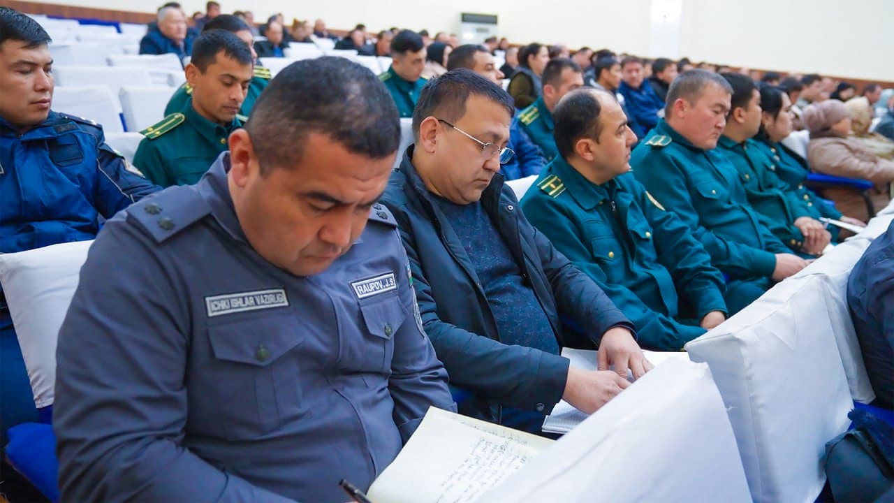 Issues concerning crime prevention and public safety were discussed in Chirokchi district