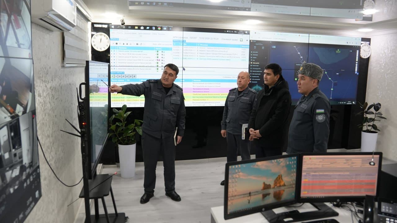 Leadership of the Ministry of Internal Affairs reviewed public safety measures in Navoi region