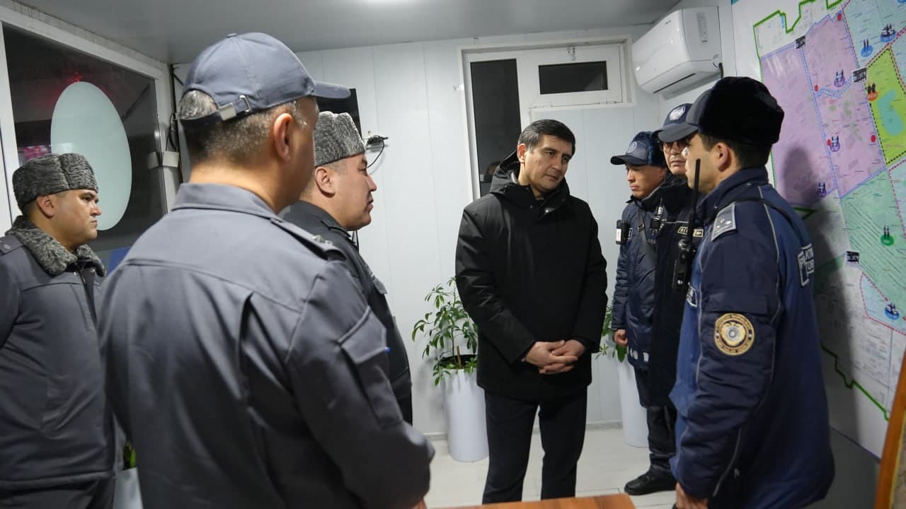 Leadership of the Ministry of Internal Affairs reviewed public safety measures in Navoi region
