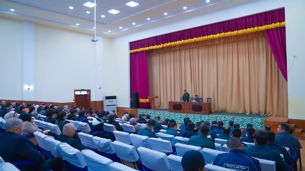 Issues concerning crime prevention and public safety were discussed in Chirokchi district