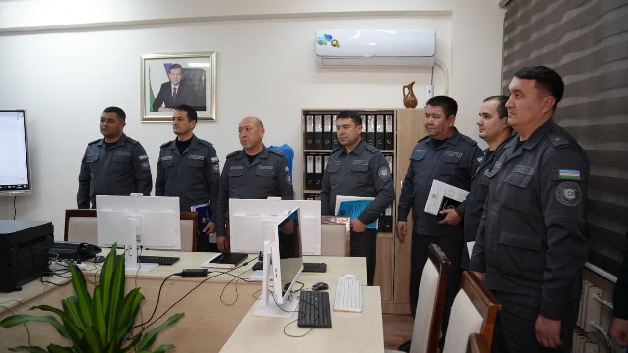 Leadership of the Ministry of Internal Affairs reviewed public safety measures in Navoi region