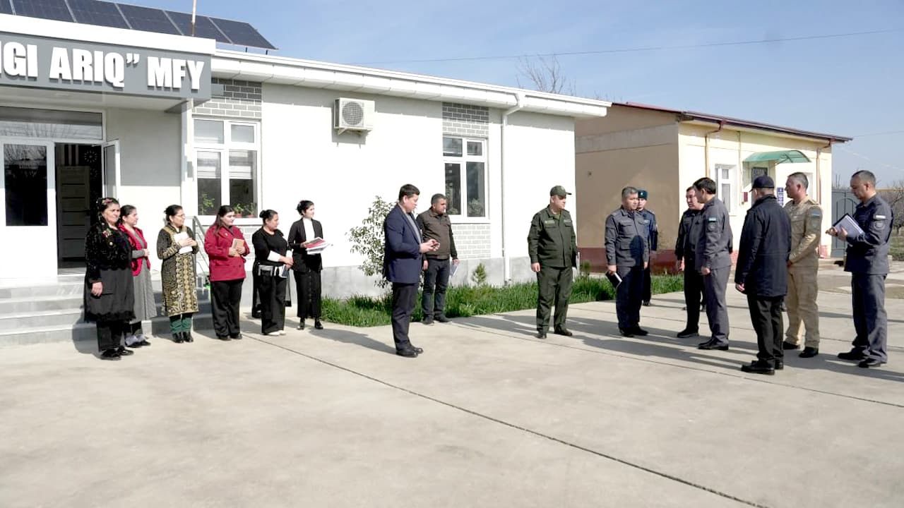 Внедрение «Чиланзарского опыта»: подробности второго дня изучения ситуации руководством Министерства внутренних дел в Навоийской области