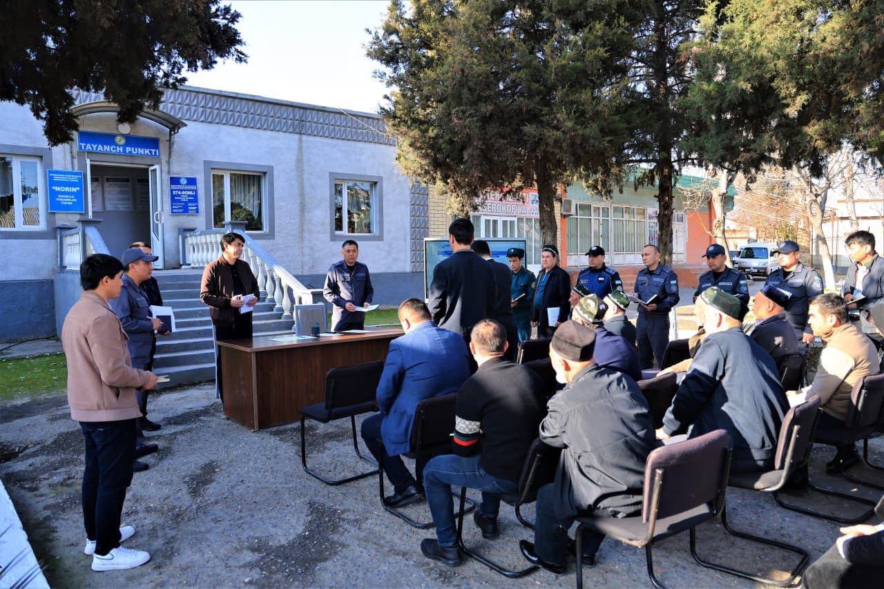 Namangan viloyati IIB ishchi guruhining kompleks oʻrganish ishlari Uchqoʻrgʻon tumanida boʻlib oʻtdi