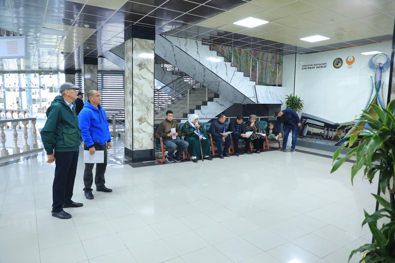 Ichki ishlar vazirligi Maʼnaviy-maʼrifiy ishlar va kadrlar bilan taʼminlash departamenti rahbariyatining shaxsiy qabuli oʻtkazildi