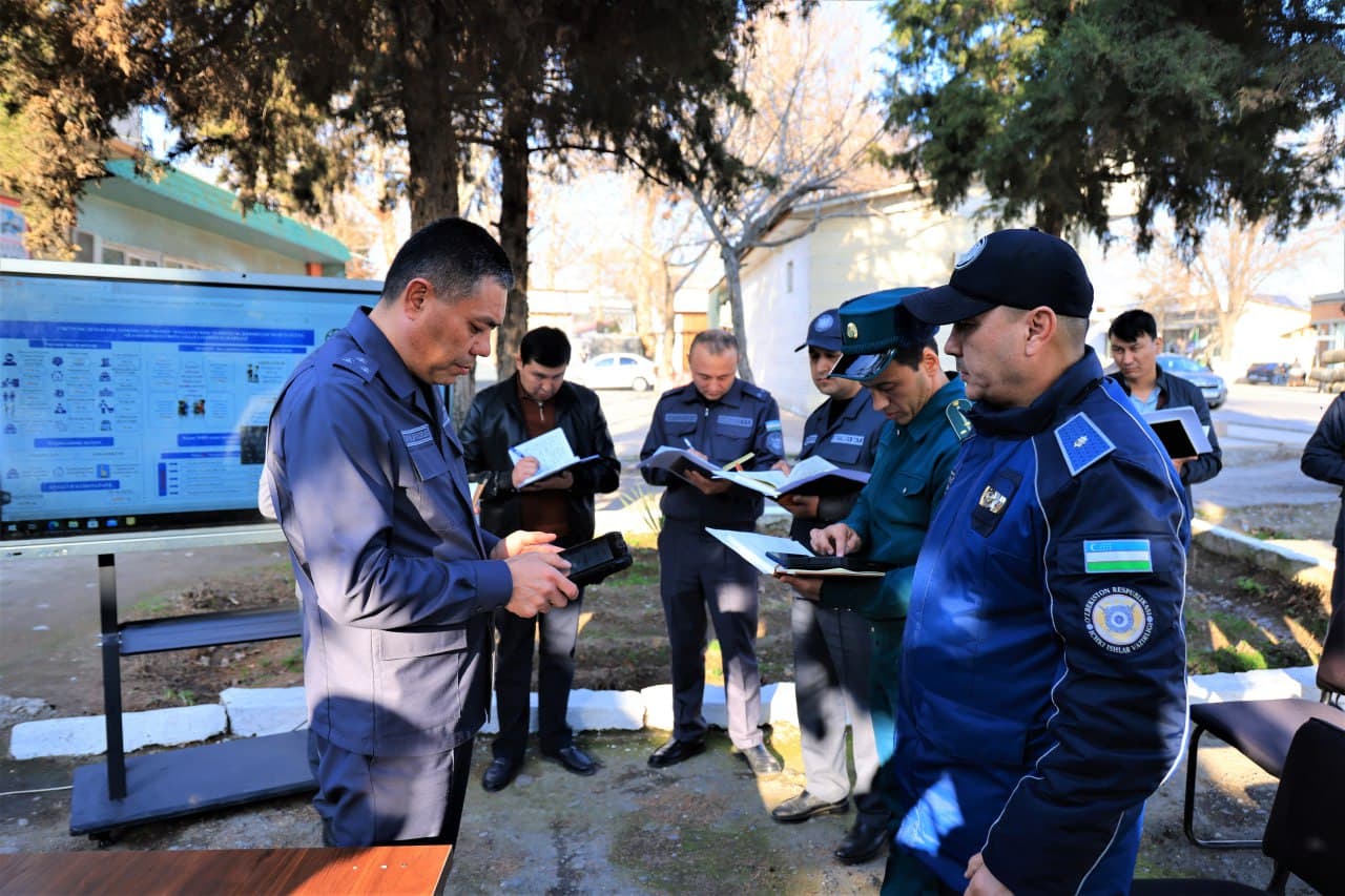 Namangan viloyati IIB ishchi guruhining kompleks oʻrganish ishlari Uchqoʻrgʻon tumanida boʻlib oʻtdi