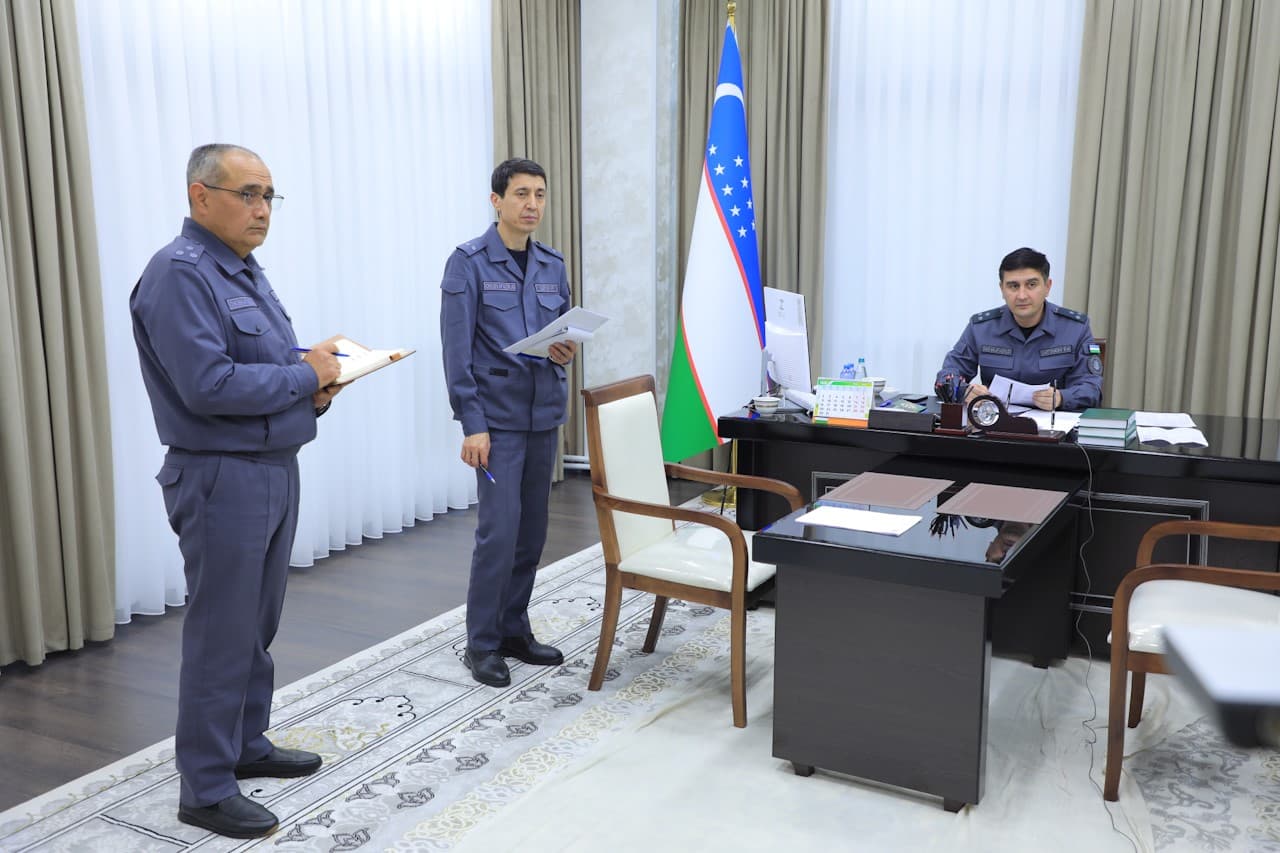 Ichki ishlar vazirligi Maʼnaviy-maʼrifiy ishlar va kadrlar bilan taʼminlash departamenti rahbariyatining shaxsiy qabuli oʻtkazildi