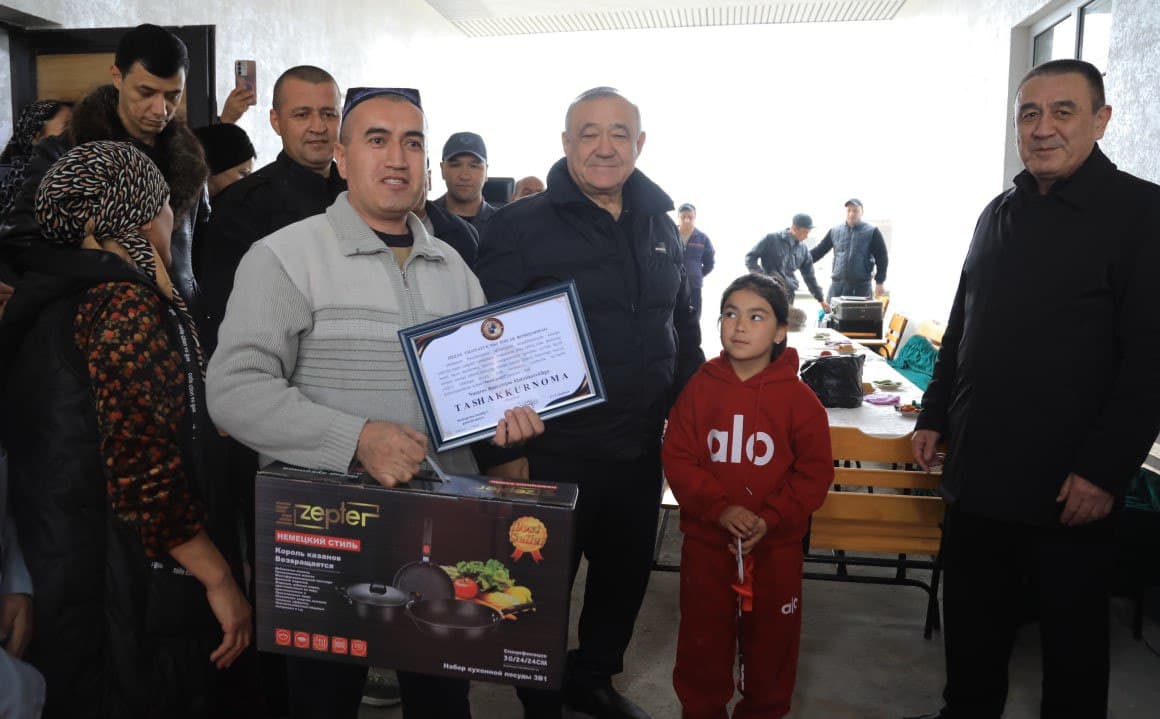 Jizzax viloyati Zomin tumanida saxovat va hamjihatlik namunasi: boquvchisini yoʻqotgan ehtiyojmand oila uchun yangi uy barpo etildi