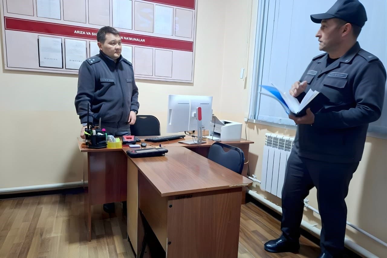 Сирдарё вилояти ИИБ раҳбарияти томонидан Ширин шаҳри маҳаллаларида профилактика ишлари самарадорлиги таҳлил қилинди