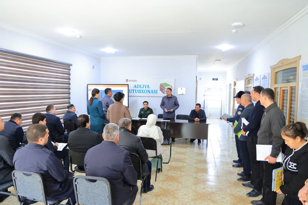 Наманган вилояти ИИБ ишчи гуруҳининг навбатдаги ўрганиш ишлари Чортоқ туманида давом эттирилди