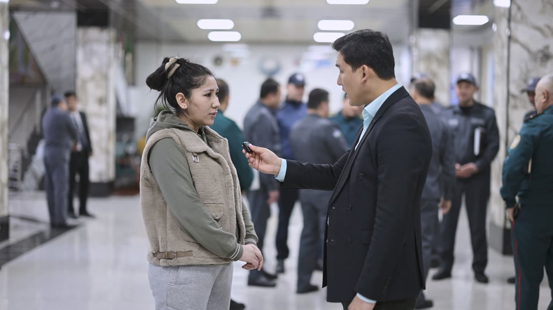 Ички ишлар вазирлиги Жамоат хавфсизлиги департаменти раҳбариятининг шахсий қабули ўтказилди