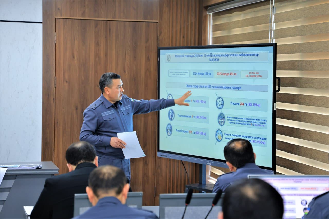 Namangan viloyati IIBda shahar-tuman IIB boshliqlari ishtirokida oʻquv-seminar oʻtkazilib, ularning taqdimotlari tinglandi