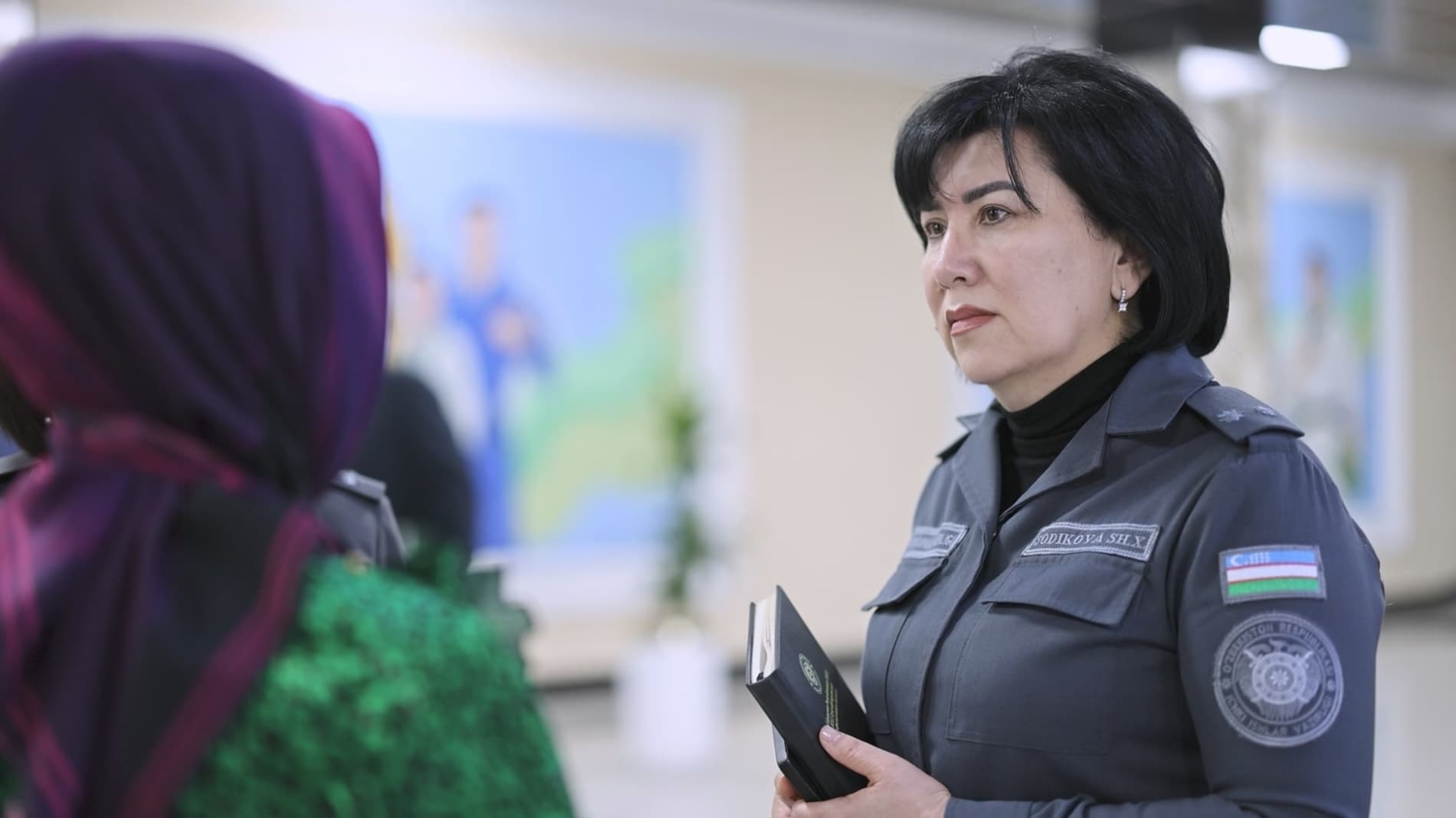 Ички ишлар вазирлиги Жамоат хавфсизлиги департаменти раҳбариятининг шахсий қабули ўтказилди