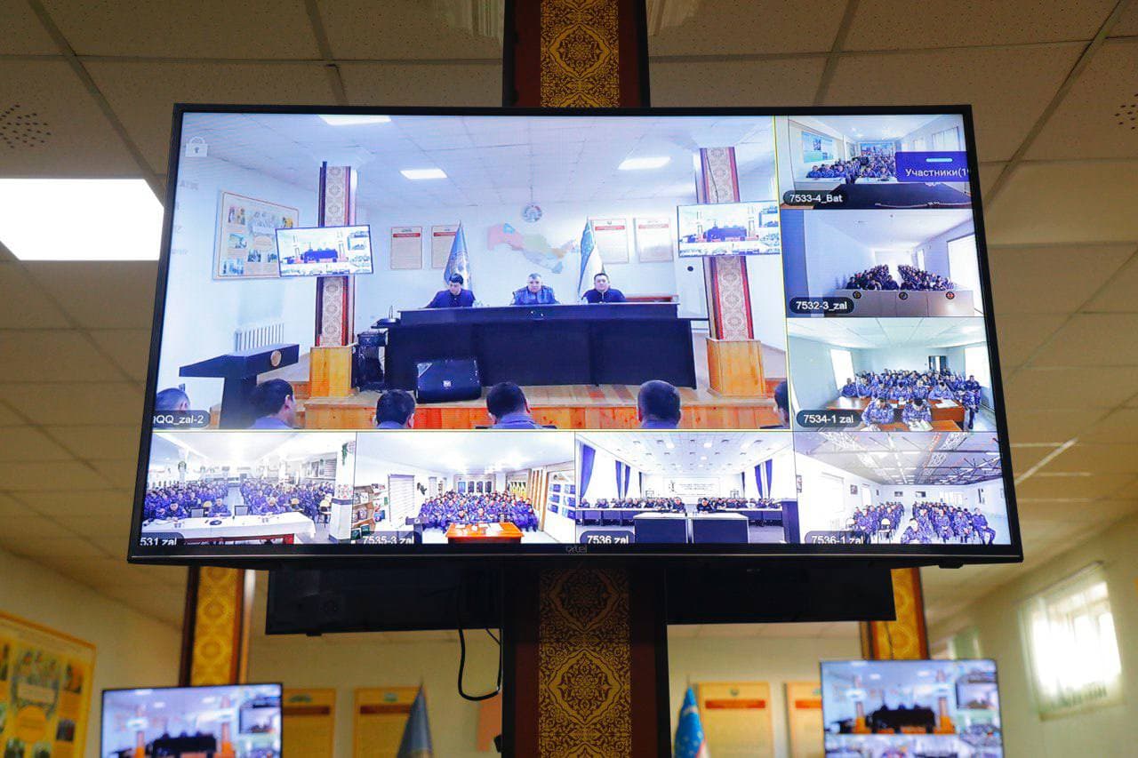 IIV Qorovul qoʻshinlari qoʻmondonligida profilaktika kuni munosabati bilan videokonferens aloqa shaklida yigʻilish oʻtkazildi