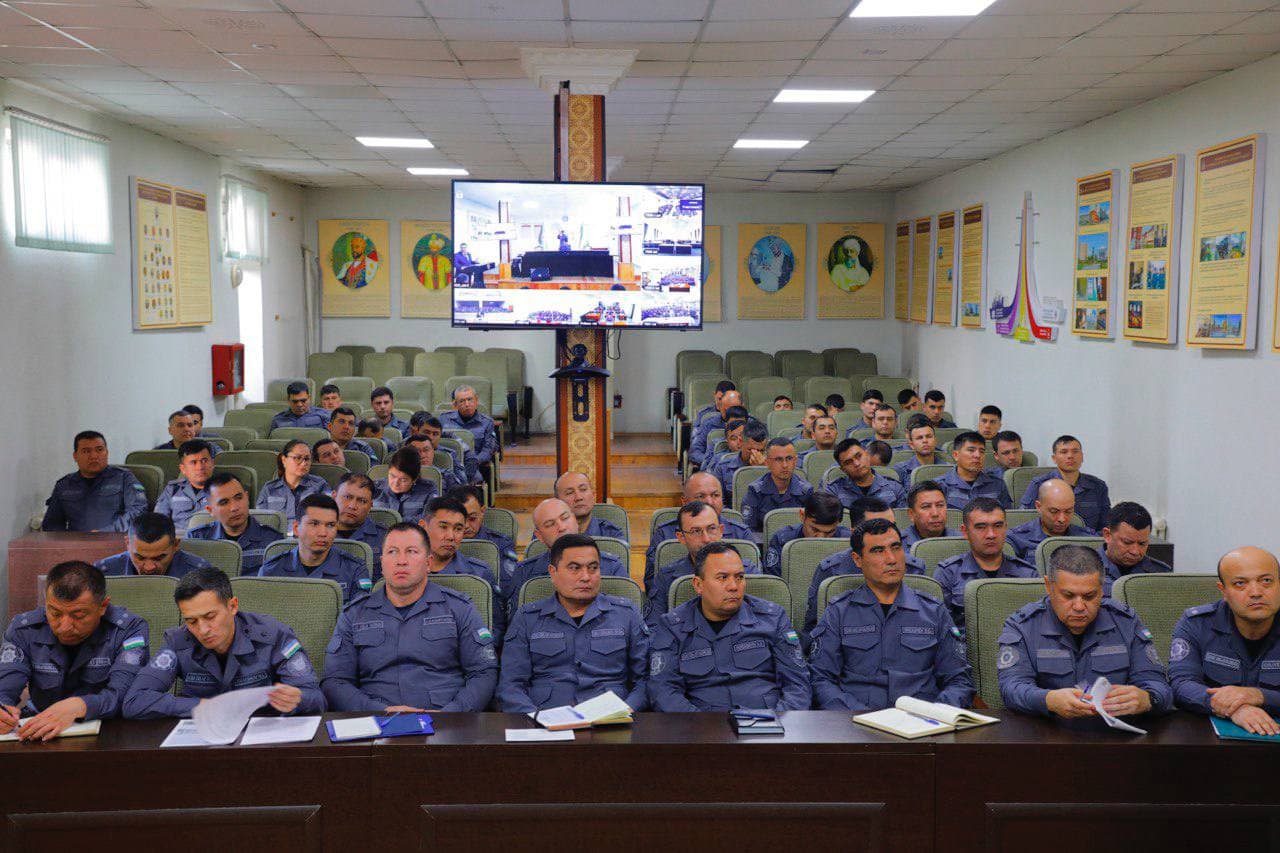 IIV Qorovul qoʻshinlari qoʻmondonligida profilaktika kuni munosabati bilan videokonferens aloqa shaklida yigʻilish oʻtkazildi
