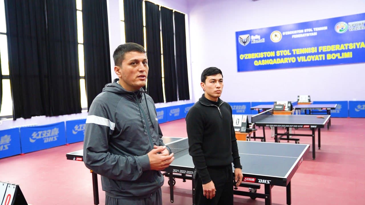 В Кашкадарьинской области состоялся турнир по настольному теннису среди сотрудников правоохранительных органов