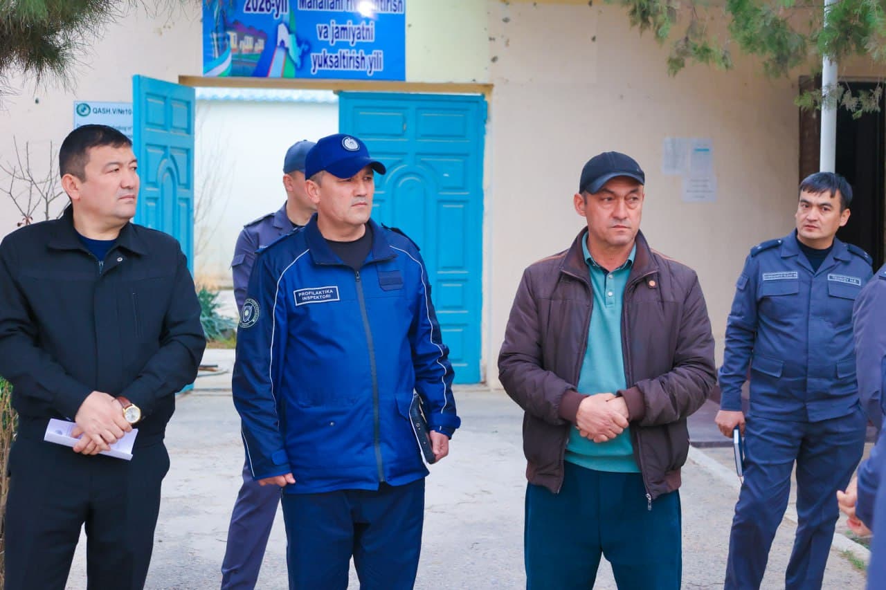 Qashqadaryo viloyati IIB rahbariyati tomonidan Qarshi shahridagi profilaktika inspektorlari xizmat uylari sharoitlari oʻrganilib, ularni yaxshilash boʻyicha aniq vazifalar belgilab berildi