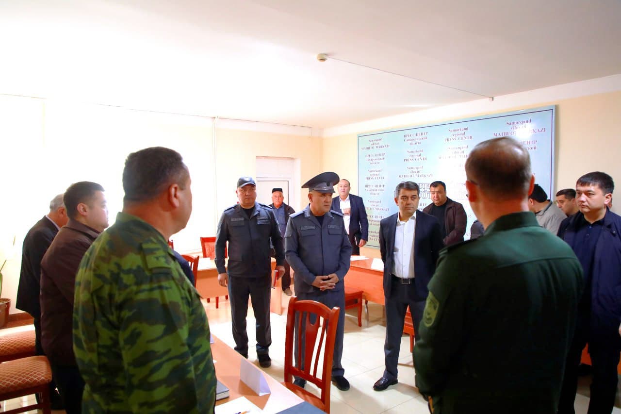 A review of the efforts to strengthen public safety in Samarkand city and Pastdargam district was conducted