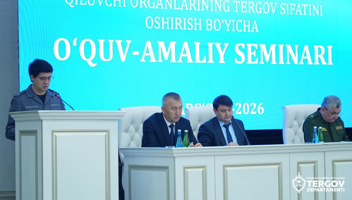 A seminar on enhancing investigative activities was held in Fergana region