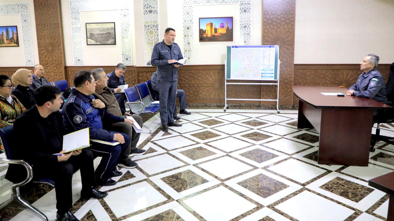 Руководители Академии МВД ознакомились с работой по созданию безопасной среды в махаллях Чиланзарского района