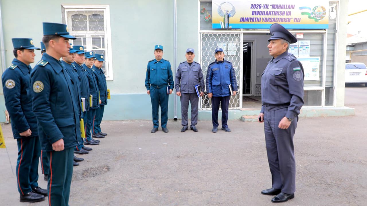 Руководители Академии МВД ознакомились с работой по созданию безопасной среды в махаллях Чиланзарского района